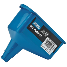 Oil Funnel OF2 (30910) – Square/Rectangular Bottle Fit, Rigid Tapered Spout, Durable PP, Side Handle & Hanging Hole, Transfers Water & Oils