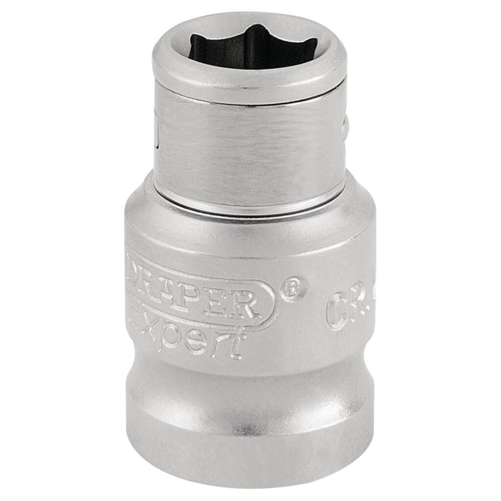 Draper Screwdriver Bit Holding Socket, 3/8"" Sq. Dr. X 1/4"" Hexagon