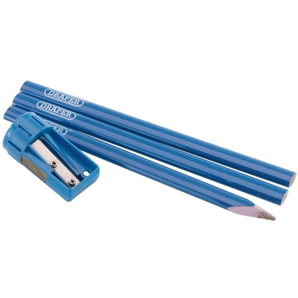 Draper Dispenser Of Carpenter's Pencil And Sharpener Sets (12 Piece)