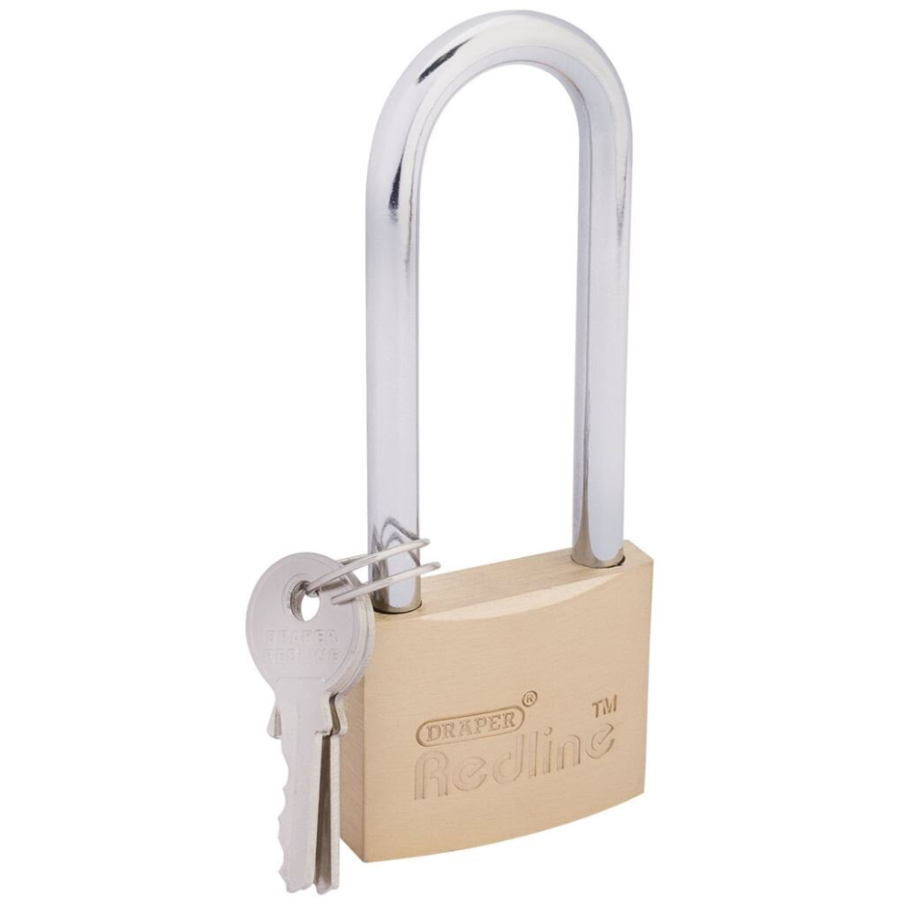 Draper Padlock, Long Shackle, 40Mm