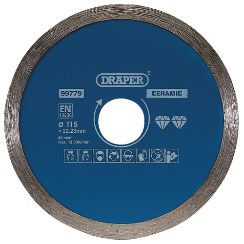 Draper Continuous Diamond Blade, 115mm