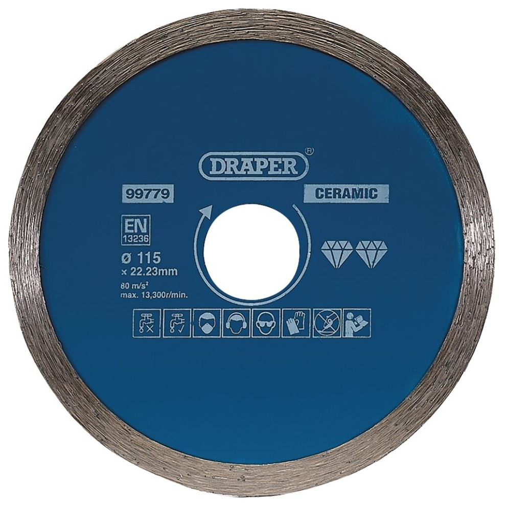 Continuous Diamond Blade, 115Mm 5059482000966