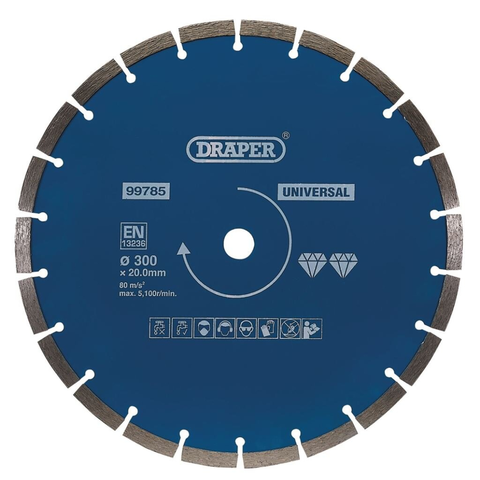 Segmented Diamond Blade, 300Mm 5059482001024