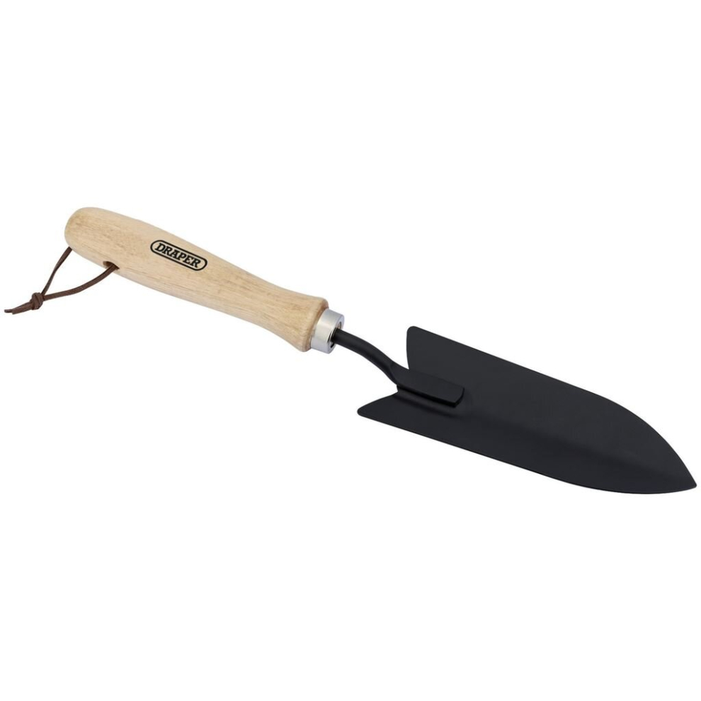 Draper Carbon Steel Transplanting Trowel With Hardwood Handle