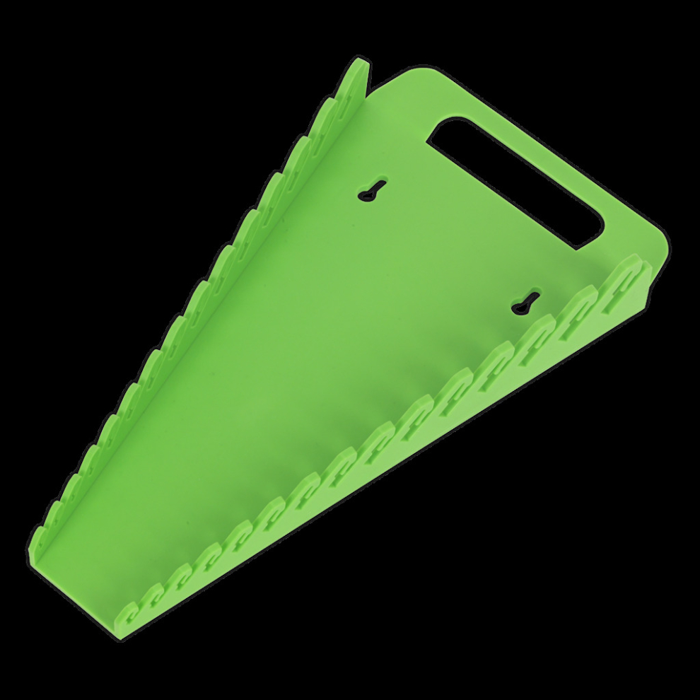 Sealey Spanner Rack Capacity 15 Spanners Hi-Vis Green