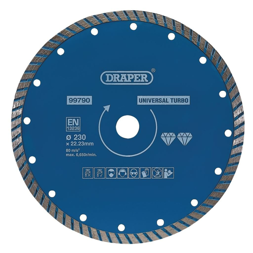 Draper Turbo Diamond Blade, 230Mm