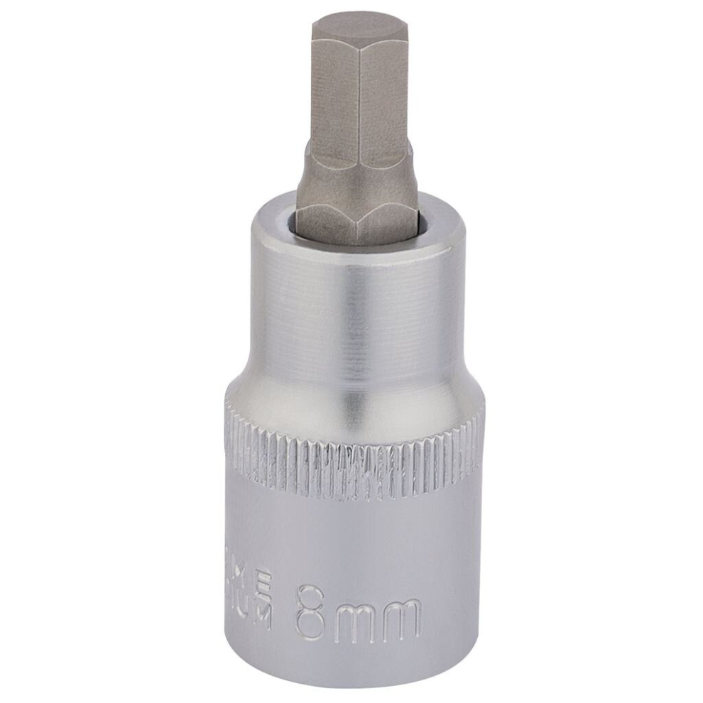 Hexagonal Socket Bits, 1/2"" Sq. Dr., 8mm