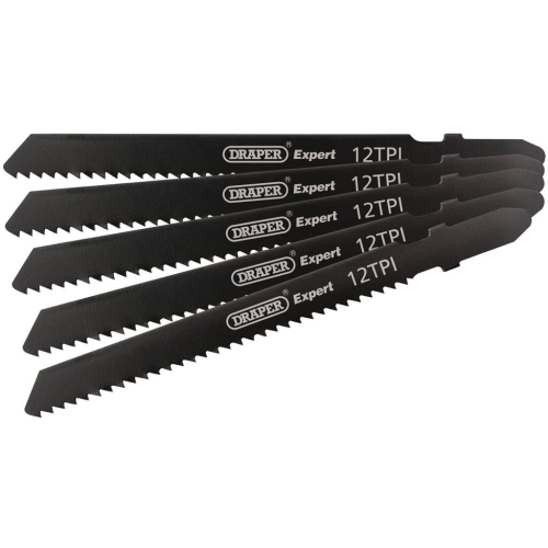 Draper DT119B Jigsaw Blade Set, 92mm (5 Piece)