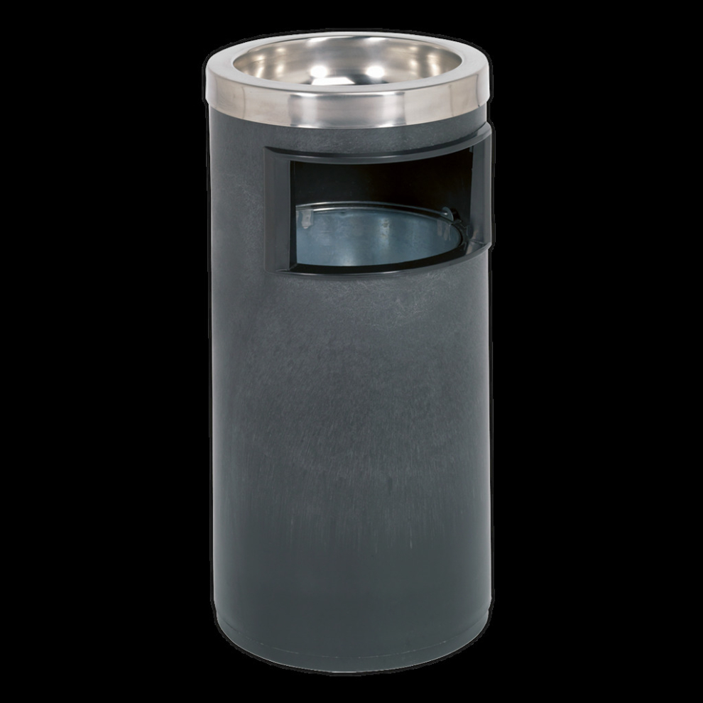 Sealey Cigarette Ashtray & Litter Bin 8L Black