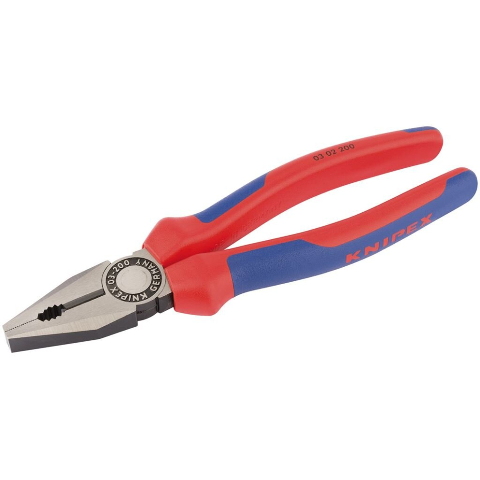 Draper Knipex 03 02 200 Sbe Combination Pliers - Heavy Duty Handle, 200Mm
