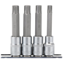 Ribe® Socket Bit Set, 1/2"" Sq. Dr. (4 Piece)
