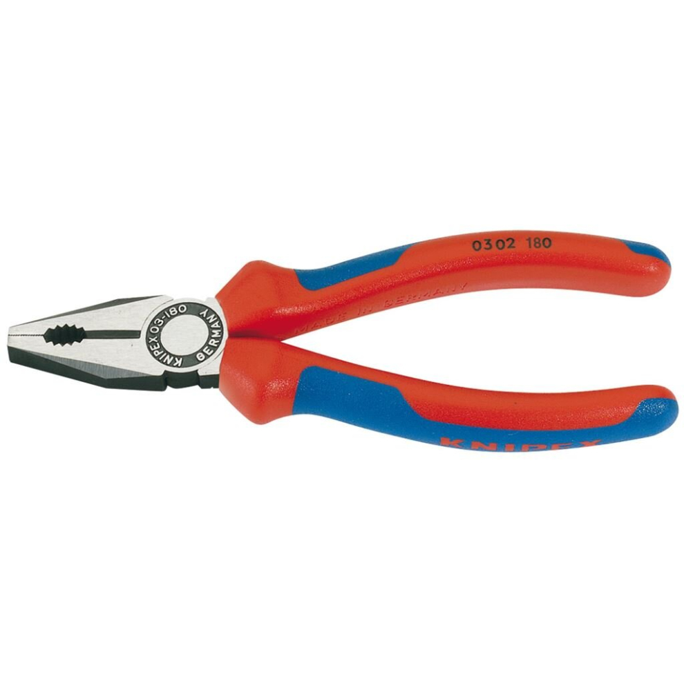 Draper Knipex 03 02 180 Sbe Combination Pliers - Heavy Duty Handle, 180Mm