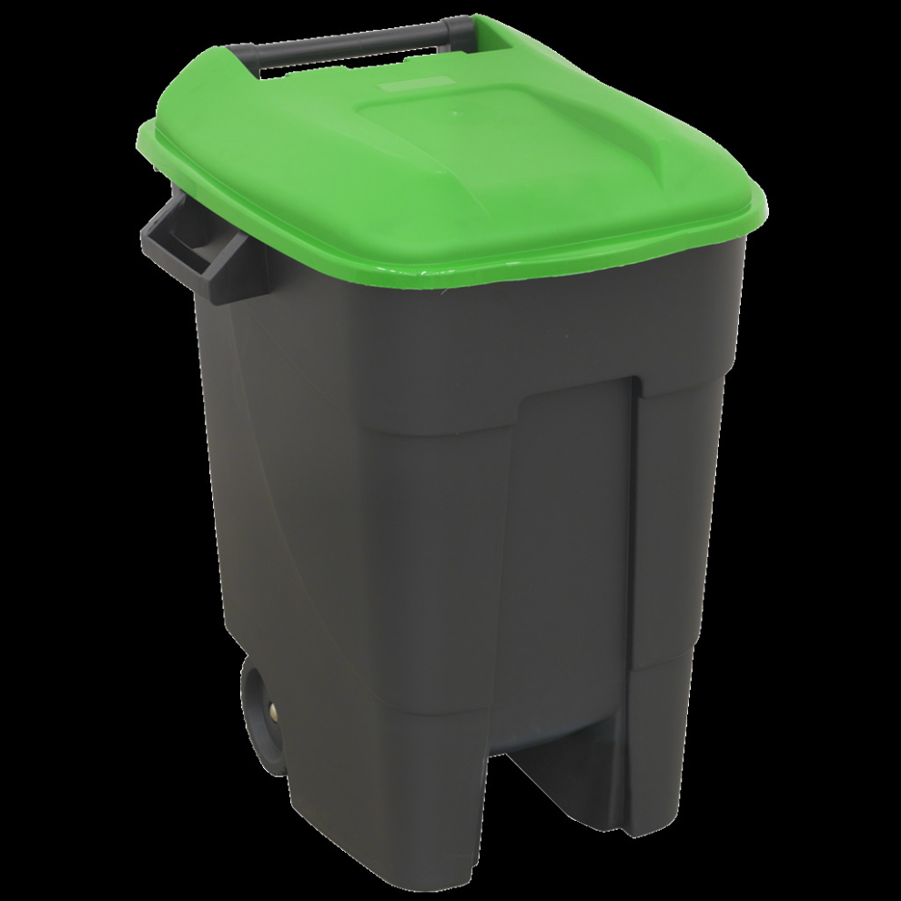 Sealey Refuse/Wheelie Bin 100L - Green