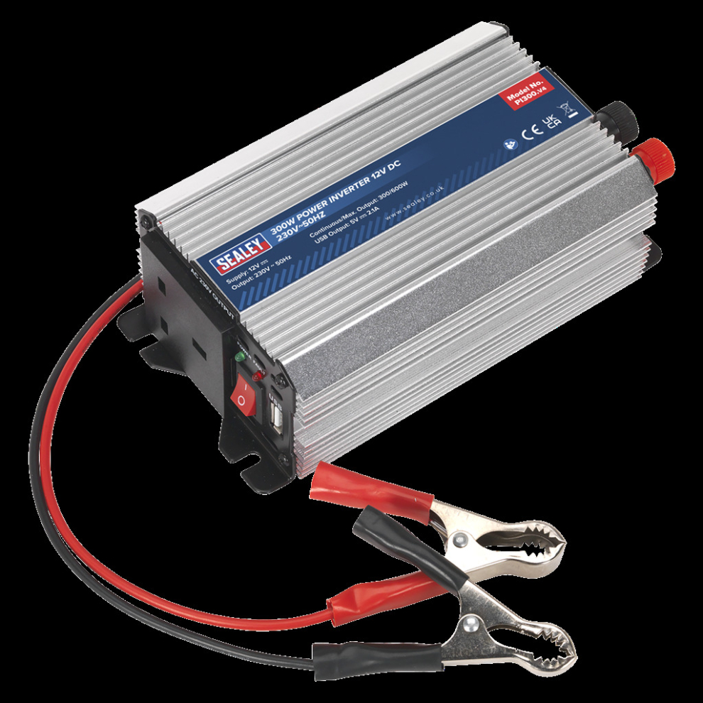 Power Inverter Modified Sine Wave 300W 12V Dc - 230V ~ 50Hz 5024209851046