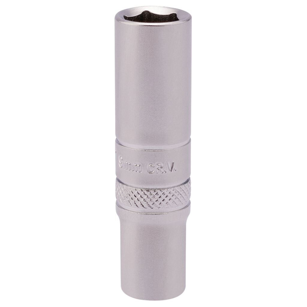 6 Point Deep Socket, 1/4"" Sq. Dr., 9mm