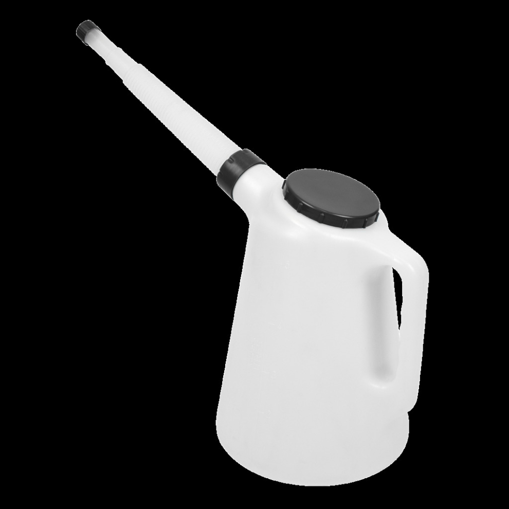 Sealey Oil Container With Lid & Flexible Spout 5L