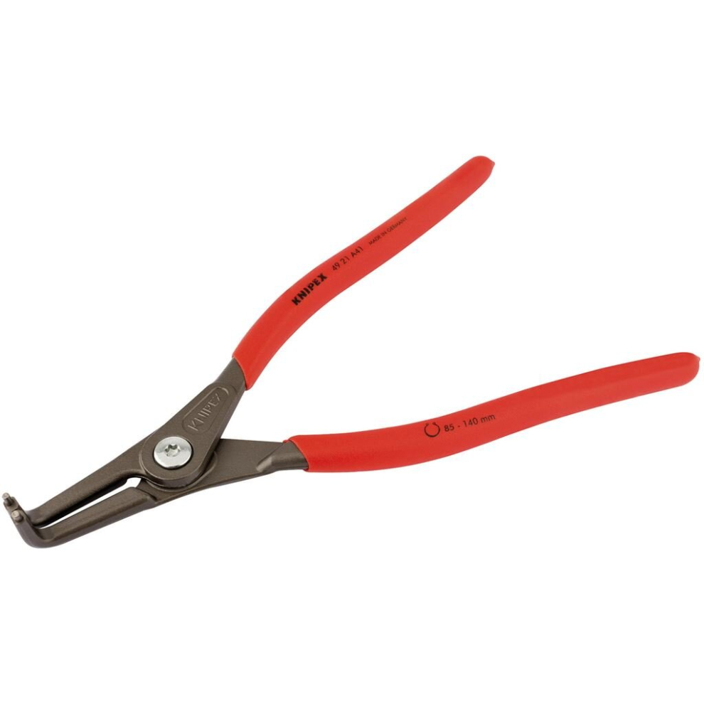 Draper Knipex 49 21 A41 90° External Straight Tip Circlip Pliers, 85 - 140Mm Capacity, 305Mm