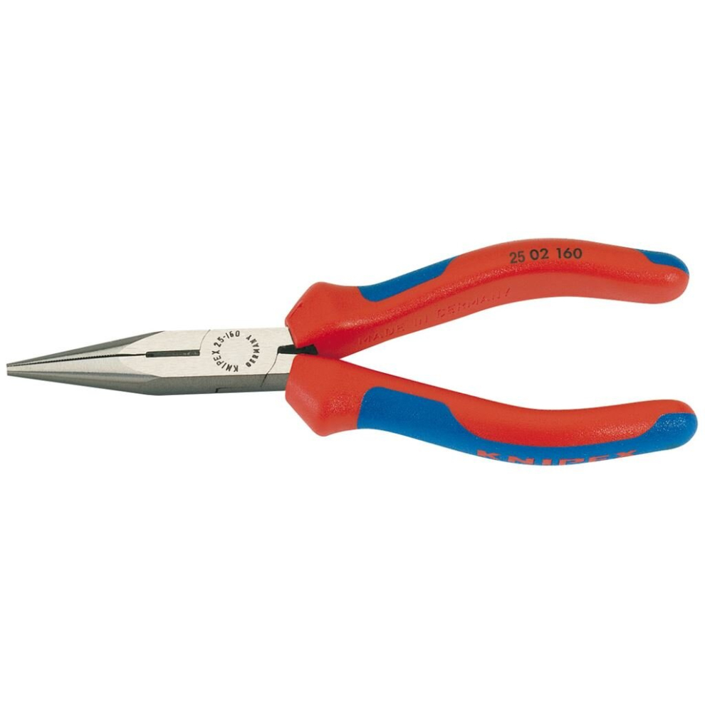 Draper Knipex 25 02 160 Sbe Long Nose Pliers - Heavy Duty Handles, 160Mm