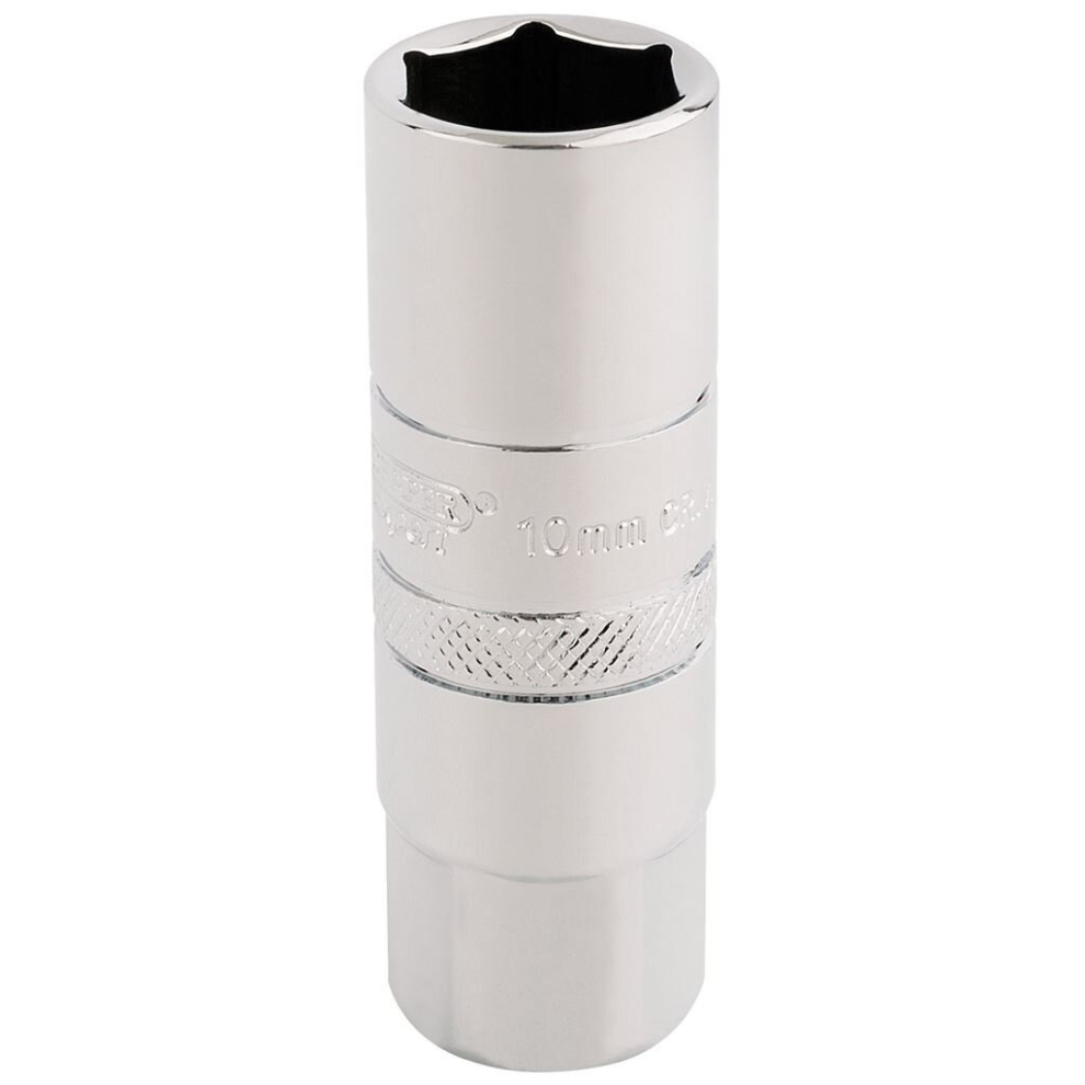 10mm Thread 6 Point Spark Plug Socket, 3/8"" Sq. Dr., 16mm