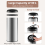 Casart 30L Automatic Kitchen Bin Touchless Motion Sensor Bin w/ Infrared Tech 5