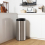 Casart 30L Automatic Kitchen Bin Touchless Motion Sensor Bin w/ Infrared Tech 9