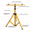 LED Floodlight Tripod Stand Construction Flood Light Tripod Holder 5