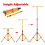 LED Floodlight Tripod Stand Construction Flood Light Tripod Holder 7