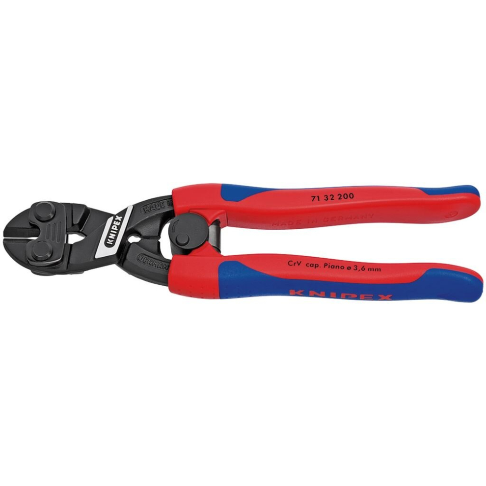 Knipex Cobolt® 71 32 200Sb Compact Bolt Cutters With Sprung Handle, 200Mm 5010559491971