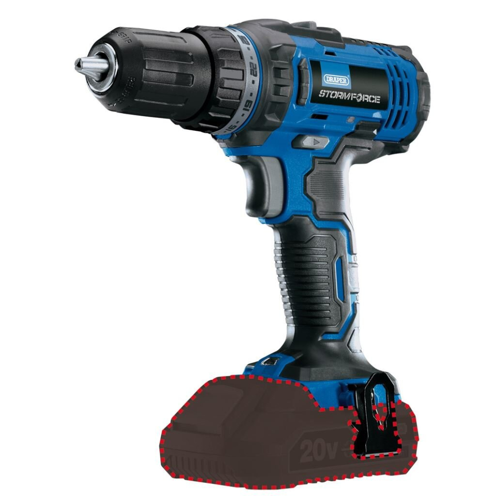 Draper Tools Drill Driver Storm Force Bare 20V 35Nm Electric Sacrewdriver