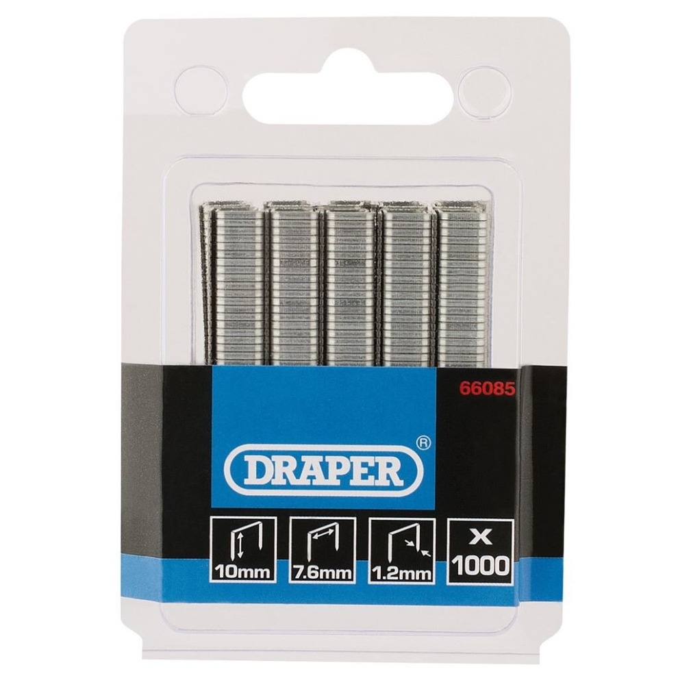 Draper Staples, 10Mm (Pack Of 1000)