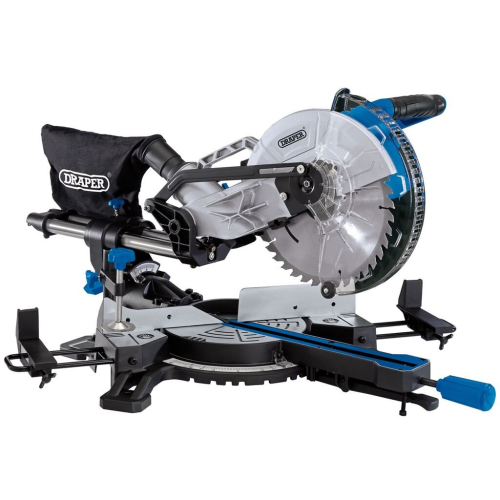 Draper 230V Sliding Compound Mitre Saw, 255mm, 1800W