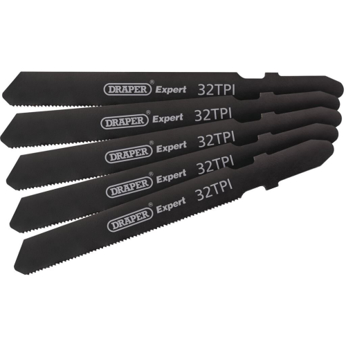 Draper DT118G Jigsaw Blade Set, 92mm, (5 Piece)