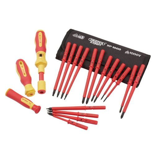Draper XP1000® VDE Interchangeable Torque Screwdriver Set (19 Piece)