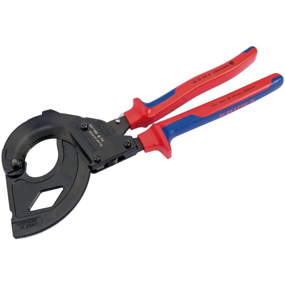 Knipex 95 32 Ratchet Action Cable Cutter For SWA Cable, 315mm, 315A-image-OPC-P5WPMYS-NEW