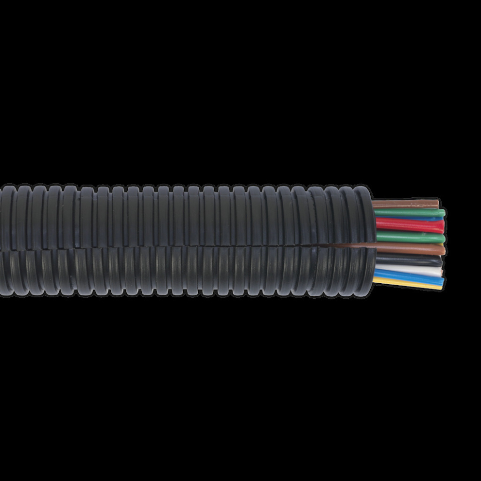 Convoluted Cable Sleeving Split Ø22-27mm 10m