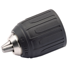 Keyless Plastic Chuck Sleeve for Mains and Cordless Drills, 3/8"" x 24UNF, 10mm Capacity