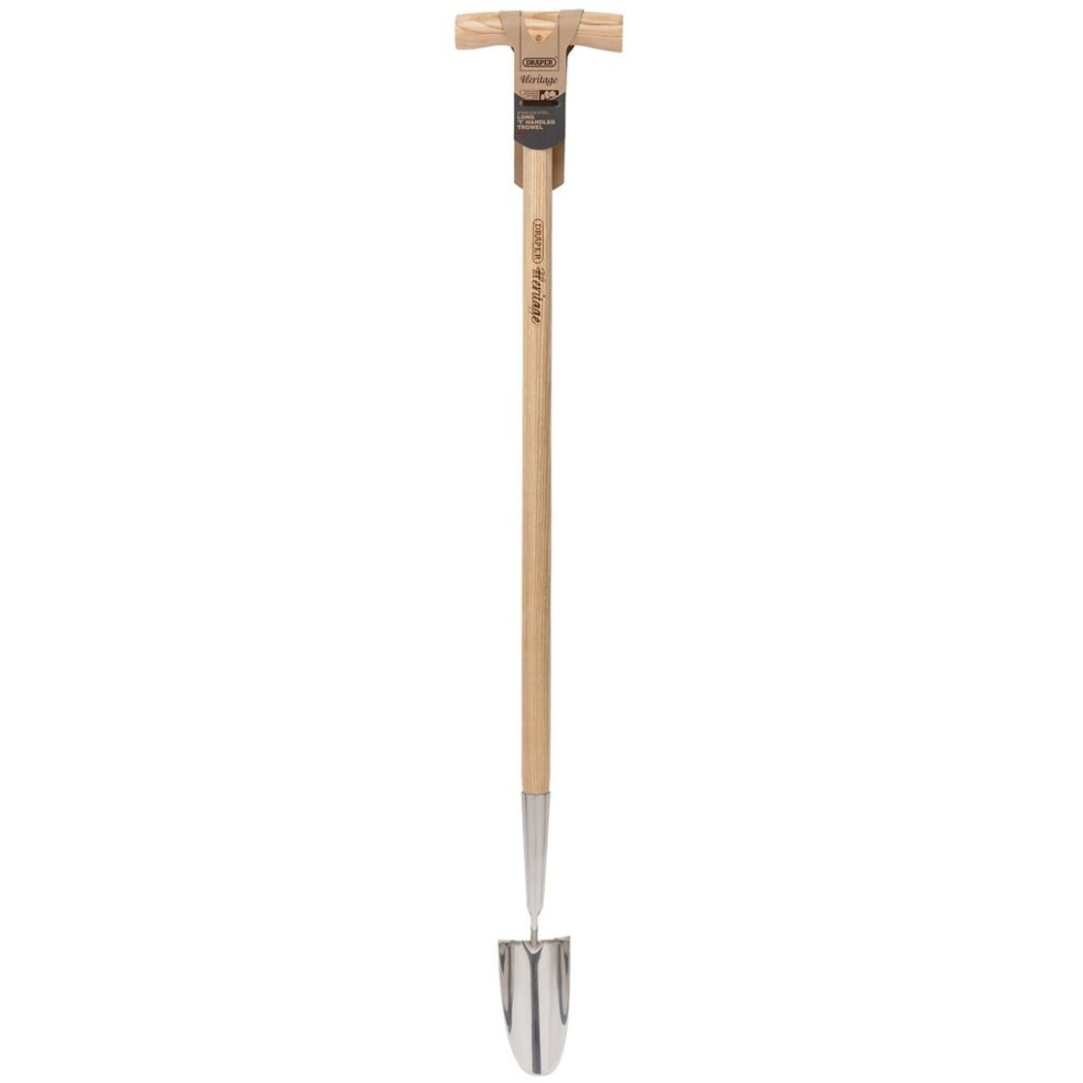 Draper Heritage Stainless Steel Trowel With Ash Long Handle