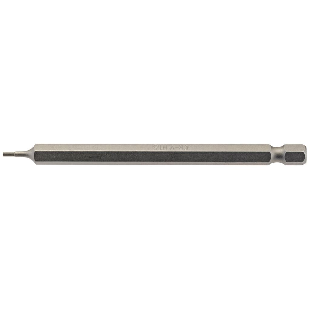 Draper Hexagonal Insert Bit, 1.5Mm, 1/4"" Hex, 100Mm Long (Pack Of 1)