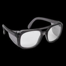 SSP3 Safety Spectacles BS EN 166/F - Clear Polycarbonate Lenses, Abrasion-Resistant, Integral Side & Brow Protection