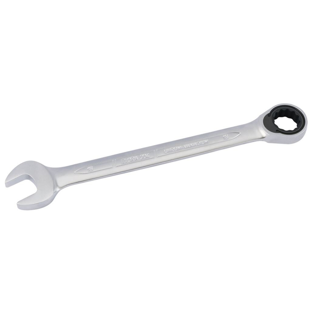 Elora Metric Ratcheting Combination Spanner, 18mm