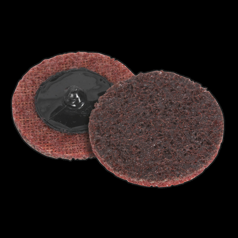 Sealey Quick-Change Preparation Pad Ø50mm Medium Pack Of 10