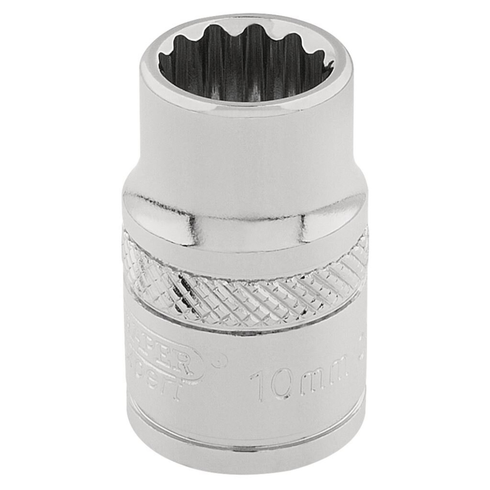 Draper Hi-Torq® 12 Point Socket, 3/8"" Sq. Dr., 10Mm