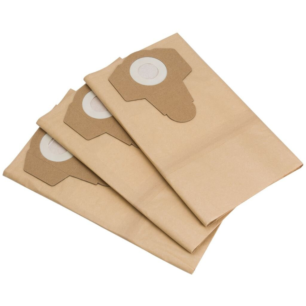 Draper Paper Dust Bags, 30L (Pack Of 3)