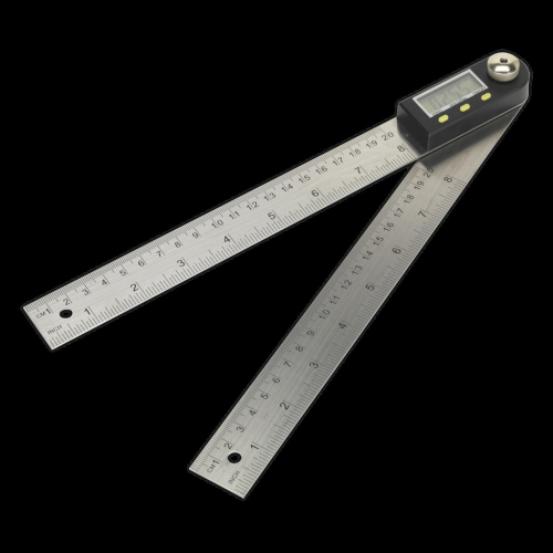 Sealey Digital Angle Rule 200mm(8")