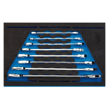 Open Ended Spanner Set in 1/4"" Drawer EVA Insert Tray (8 Piece)