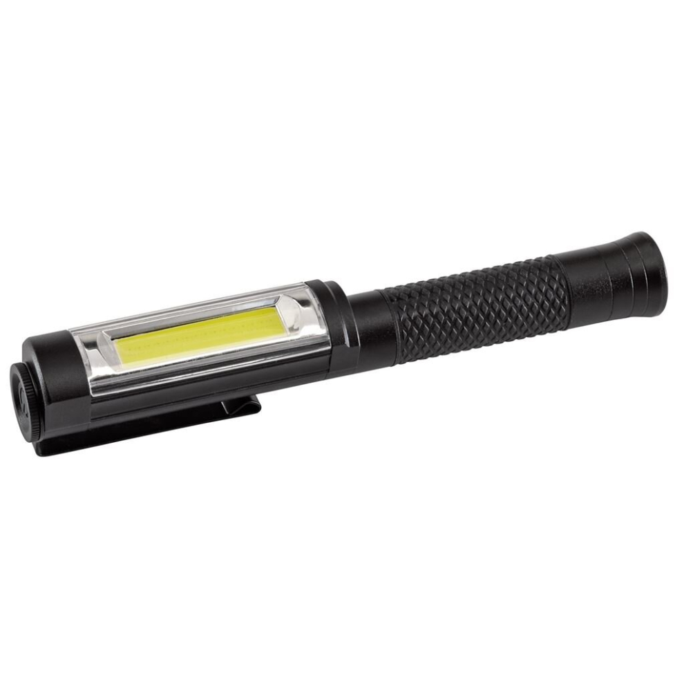 Draper Cob Led Rechargeable Aluminium Pen Torch, 5W Light