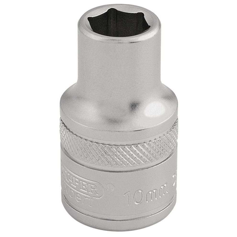 Draper 6 Point Metric Socket, 1/2"" Sq. Dr., 10Mm
