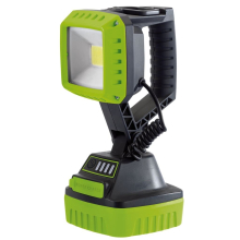 COB LED Rechargeable Worklight, 10W, 1,000 Lumens, Green, 4 x 2.2Ah Batteries