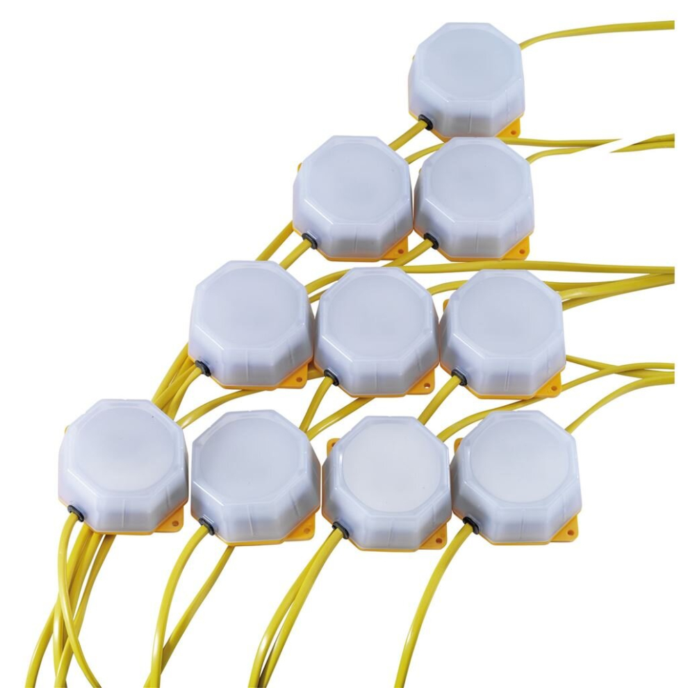 SMD LED Festoon String Lights, 4W, 3,800 Lumens, 22m (Set of 10)