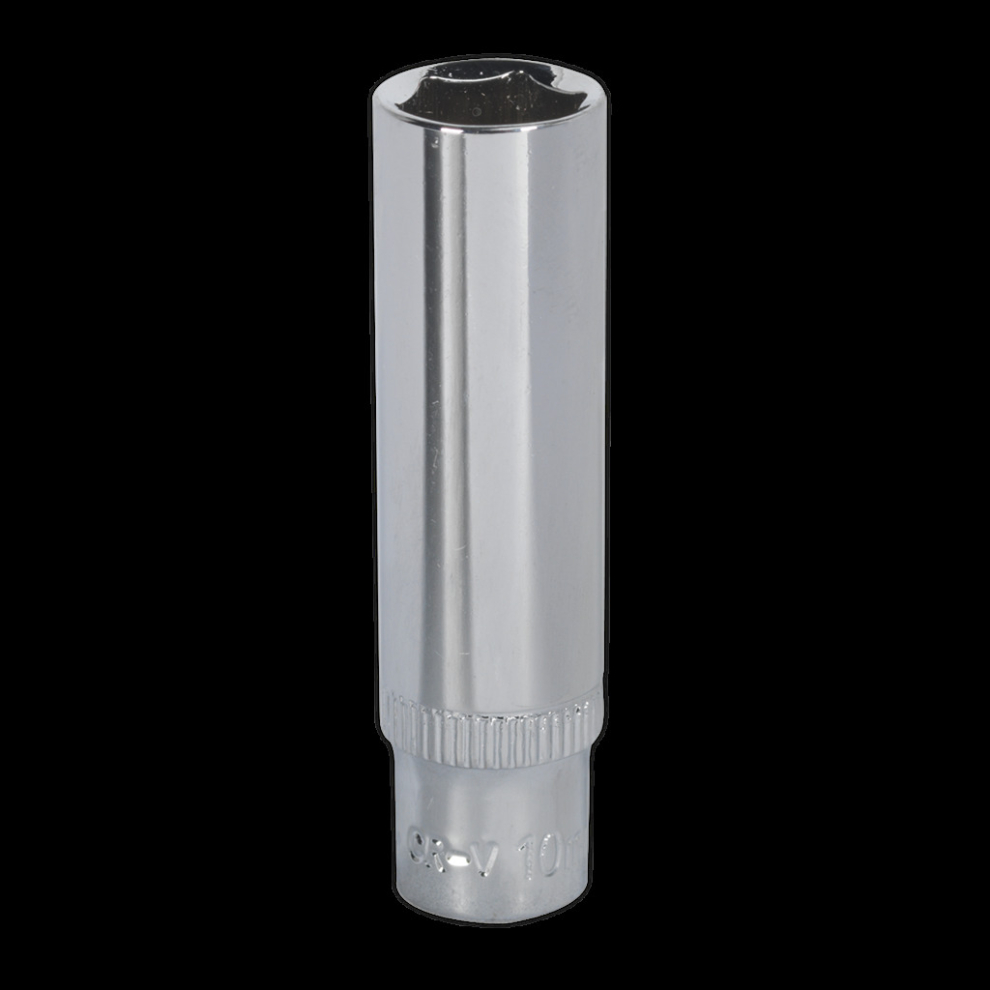 WallDrive® Socket 10mm Deep 1/4"Sq Drive Fully Polished
